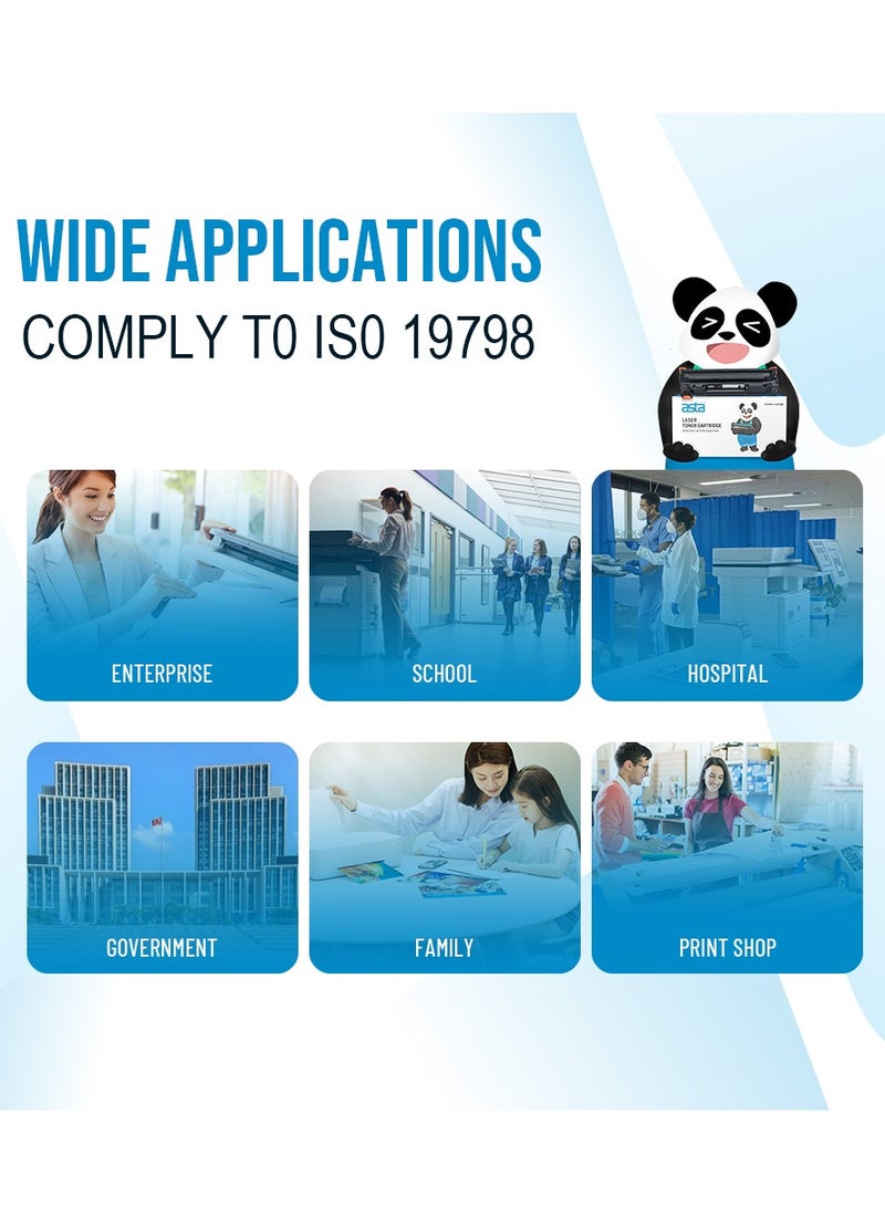 استا خرطوشة حبر ASTA 479fdw 415A W2033A متوافقة مع طابعة Color LaserJet Pro M454dn M454dw MFP M479fdw M479dw M479fnw M479 M479fdn W 2033 415 A أرجواني M مستهلكات مكتبية عالية الجودة - Image 4